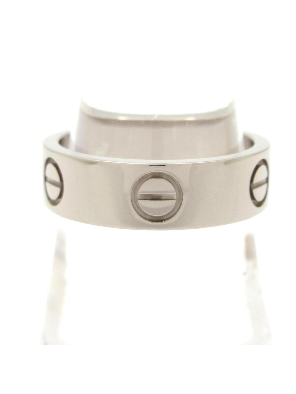 Cartier Love 18K White Gold E***** Ring #372089C20B